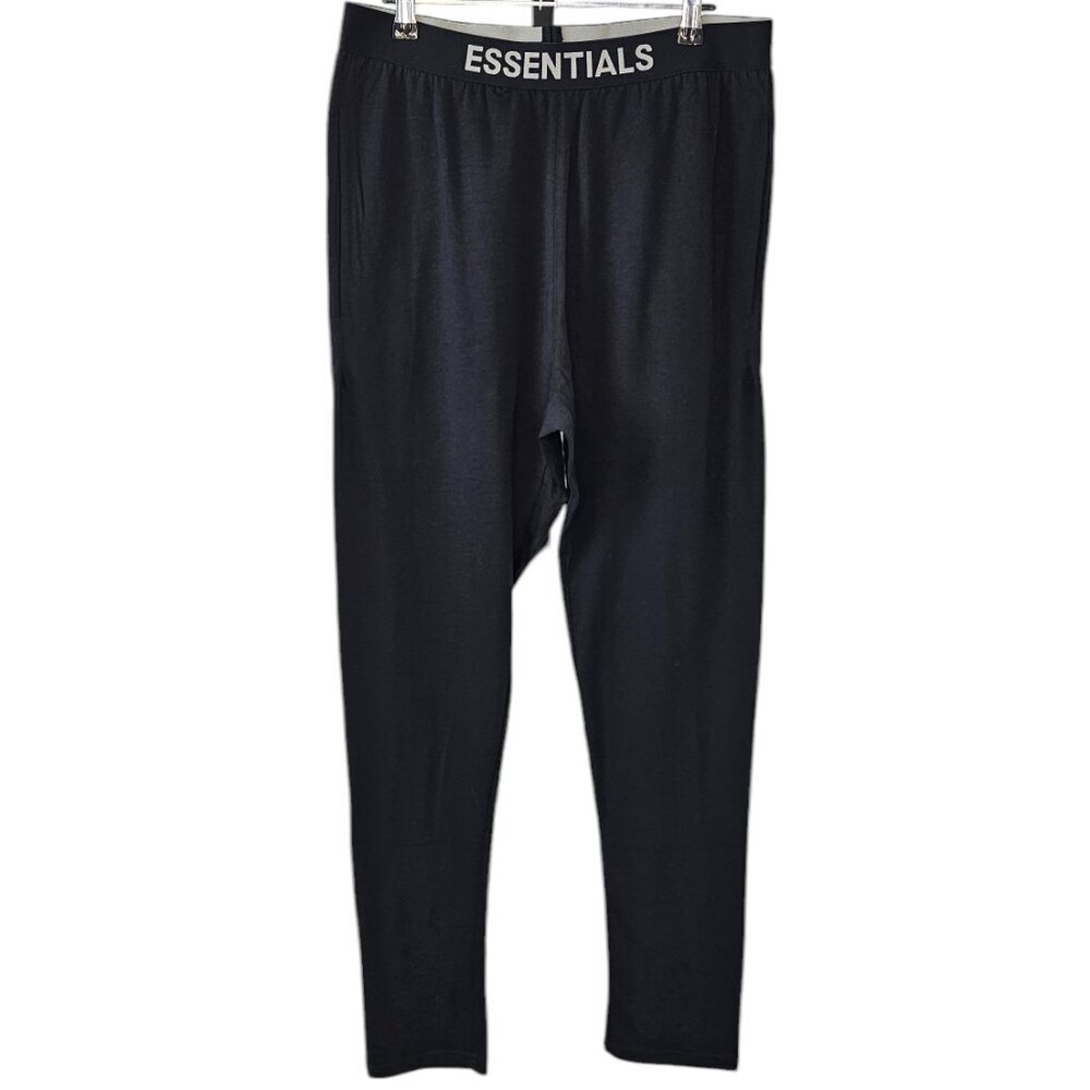 Essentials Fear of God Men's Black Lounge Pants - Size Medium